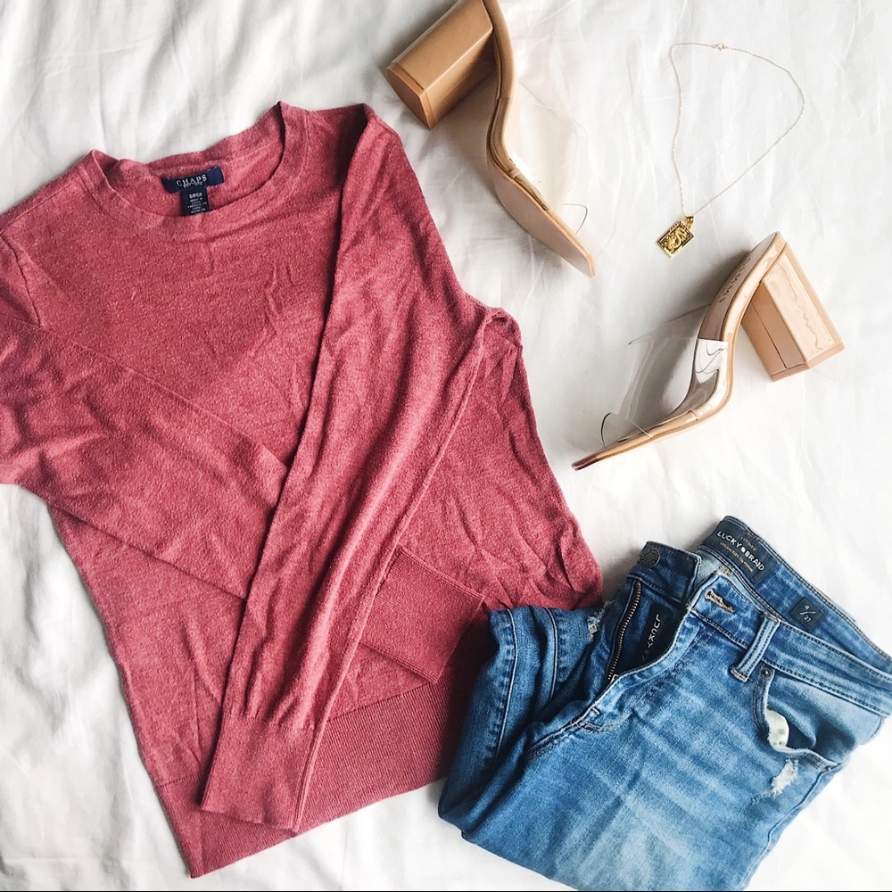 Rust colored sweater